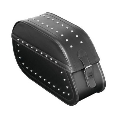 Motocyklové brašny Highway Hawk - zdobení nýty, TEK kůže (2ks)